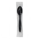 Dixie PTH53C 6 1/8" Heavy Weight Disposable Teaspoon - Polypropylene, Black thumbnail 3