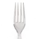 Dixie FH017 7 1/8" Heavy Weight Disposable Fork - Polystyrene, Clear thumbnail 2