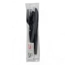 Dixie CH56NSPC7 Heavy Weight Disposable Cutlery Set - Polystyrene, Black thumbnail 2
