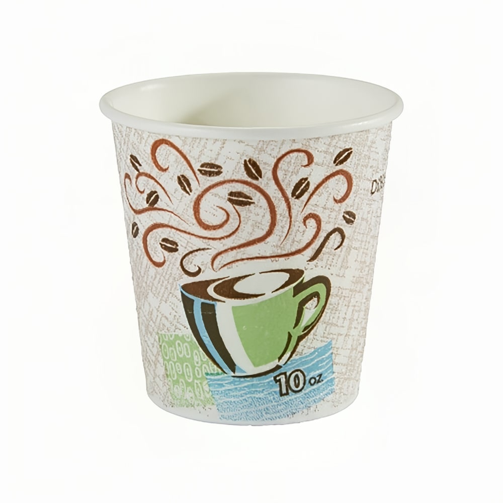Dixie 92959 PerfecTouch 10 oz Disposable Hot Cup - Paper, Printed