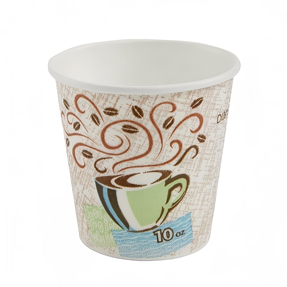 Dixie 5310DX PerfecTouch® 10 oz Disposable Hot Cup - Paper, Printed