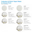 Dixie UX9WS 8 1/2" Disposable Plate - Medium Weight, Paper, White thumbnail 3