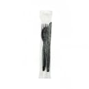 Dixie CH56C7 Heavy Weight Disposable Cutlery Set - Polystyrene, Black thumbnail 2