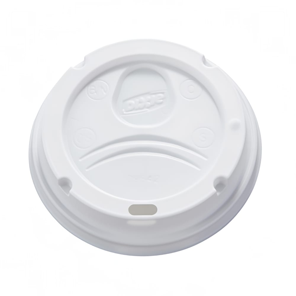 Dixie 9542500DX WiseSize™ Dome Lid for 10 oz to 20 oz Dixie Hot Paper Cups - Plastic, White
