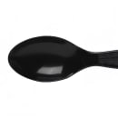 Dixie TH53C7 6" Heavy Weight Disposable Teaspoon - Polystyrene, Black thumbnail 2