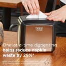 Dixie 32019 Dixie Ultra® 2 ply Interfold Dispenser Napkins - 9 9/10" x 6 1/2", Brown thumbnail 3