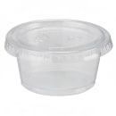Dixie PP20CLEAR 2 oz Portion Cup - Plastic, Clear thumbnail 2