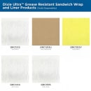 Dixie GRC1212 Dixie Ultra® 12" Square Sandwich/Deli Wrap Paper - White thumbnail 3
