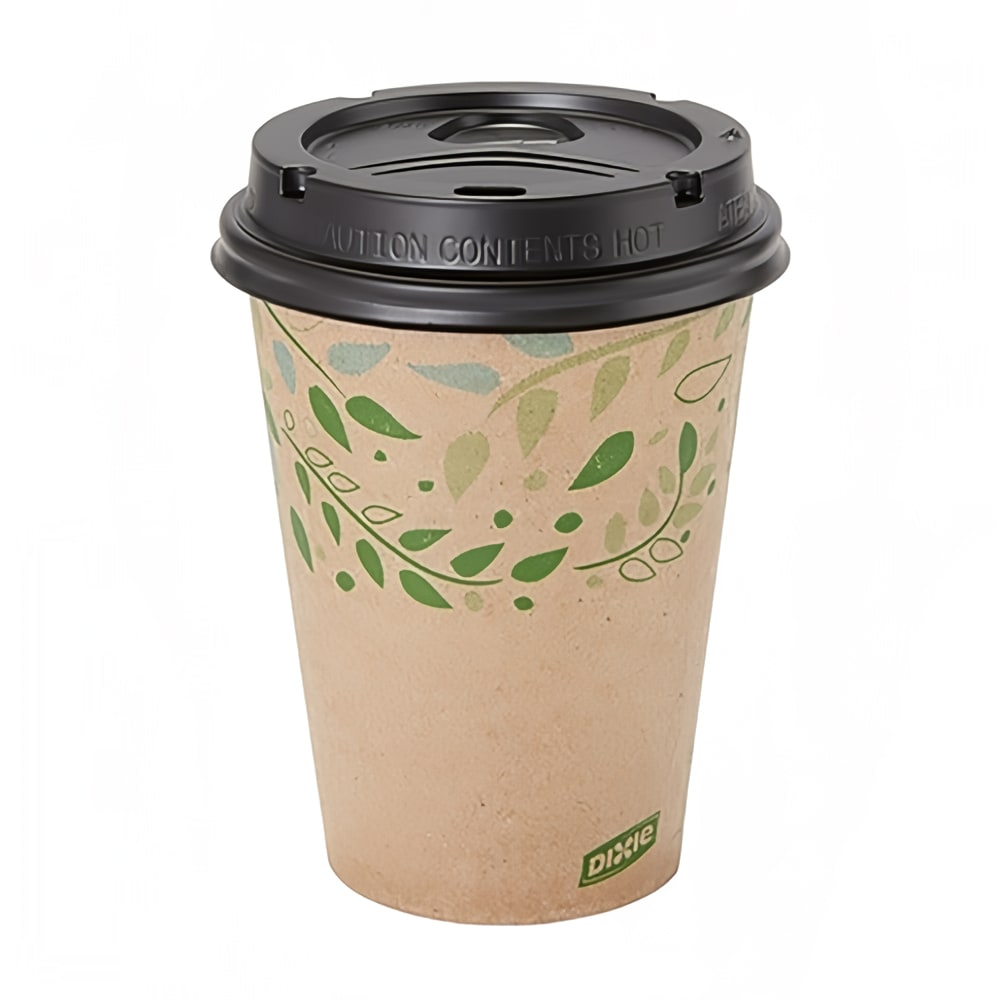 Dixie 2342R ecosmart® 12 oz Disposable Hot Cup - Paper, Printed