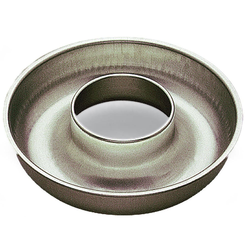 Louis Tellier 9 1/2" Round Savarin/Ring Mold - 2 1/3"H, Tin Plated Steel (154050)