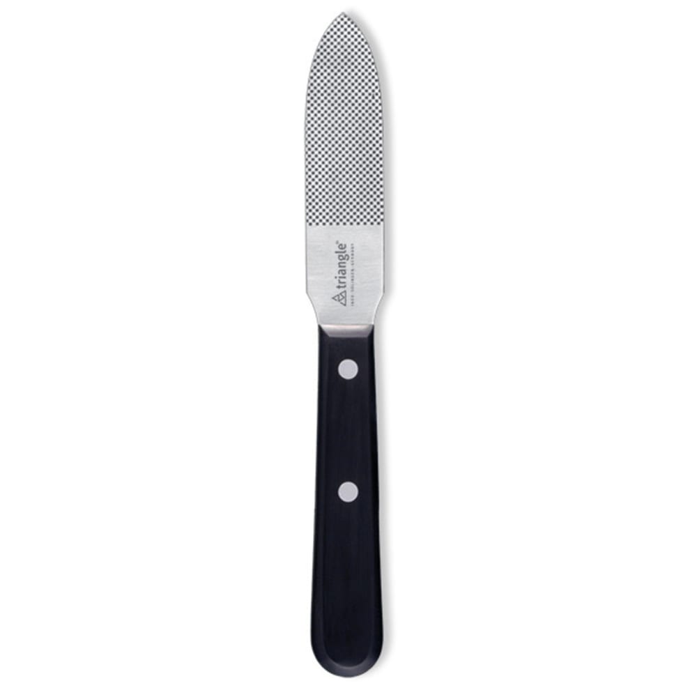 Louis Tellier Spreading Knife w/ 4" Stainless Steel Blade & Black Plastic Handle (301791000)