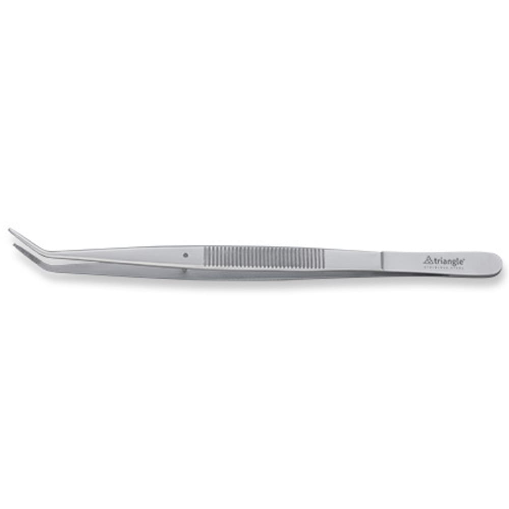 Louis Tellier 6" Offset Tweezers - Stainless Steel (504881501)