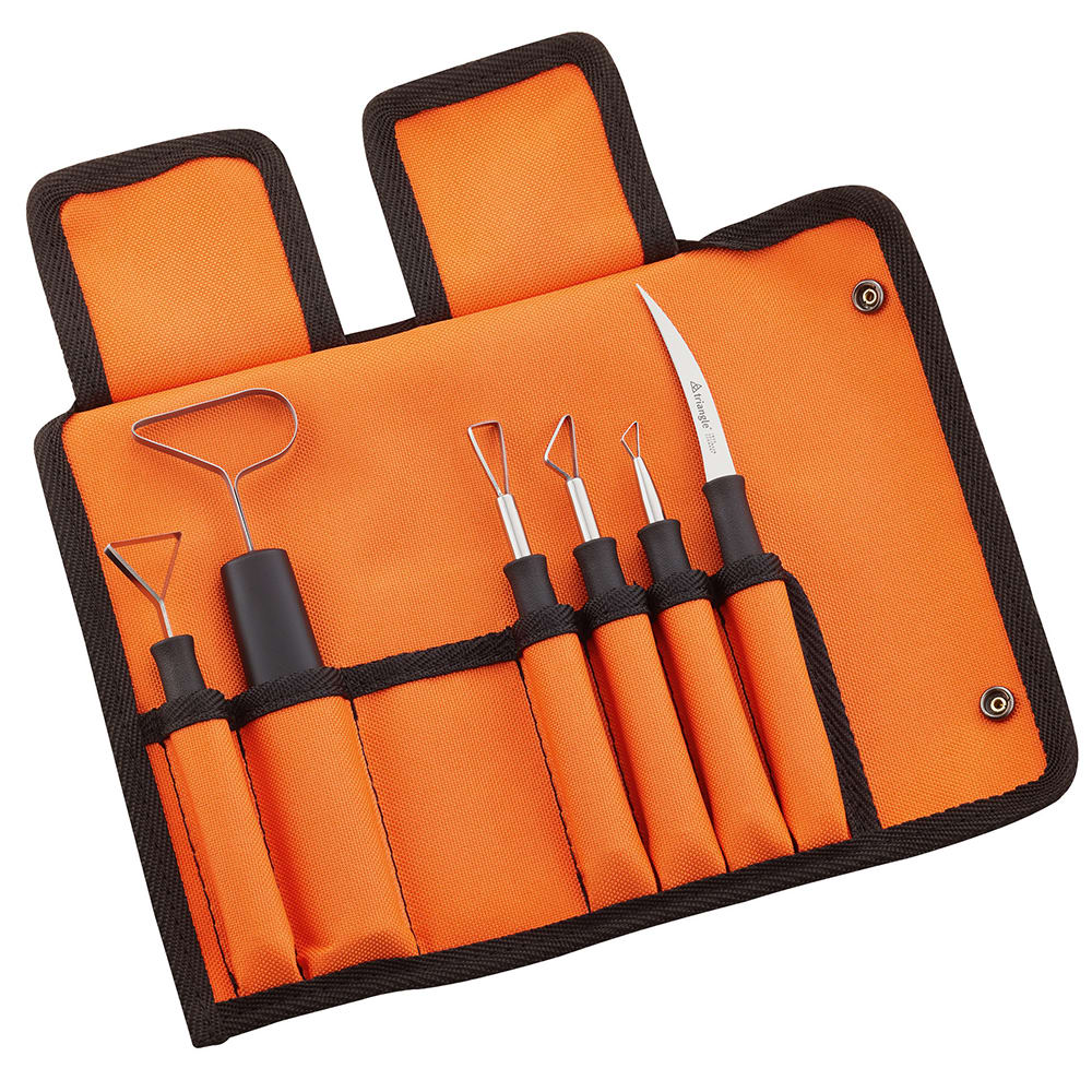 Louis Tellier 6 Piece Villafane Studios Sculpting Set w/ Nylon Roll Bag (909050602)