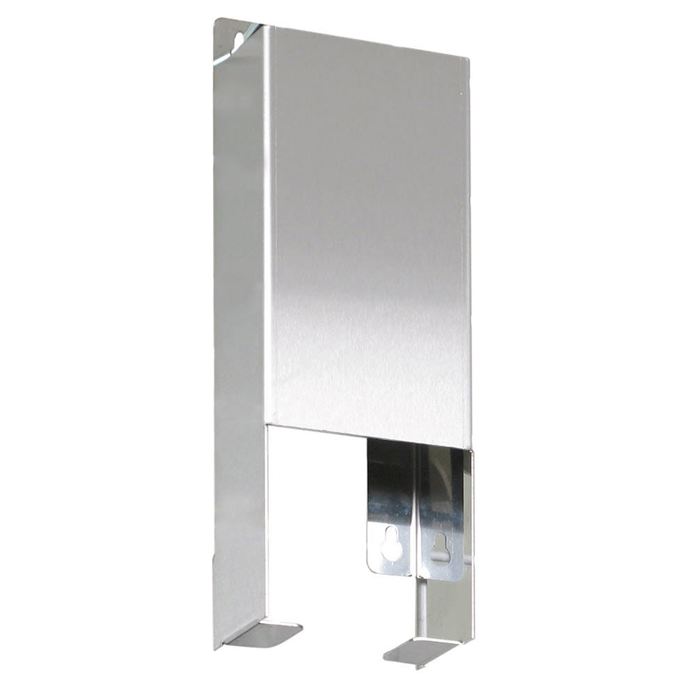 Louis Tellier Wall Mount Disposable Mask Dispenser - 11 3/5"W x 10 1/5"H, Stainless Steel (B1010)