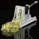 Louis Tellier Manual Vegetable Spiral Slicer w/ (4) Blades - White (BN5) thumbnail 2