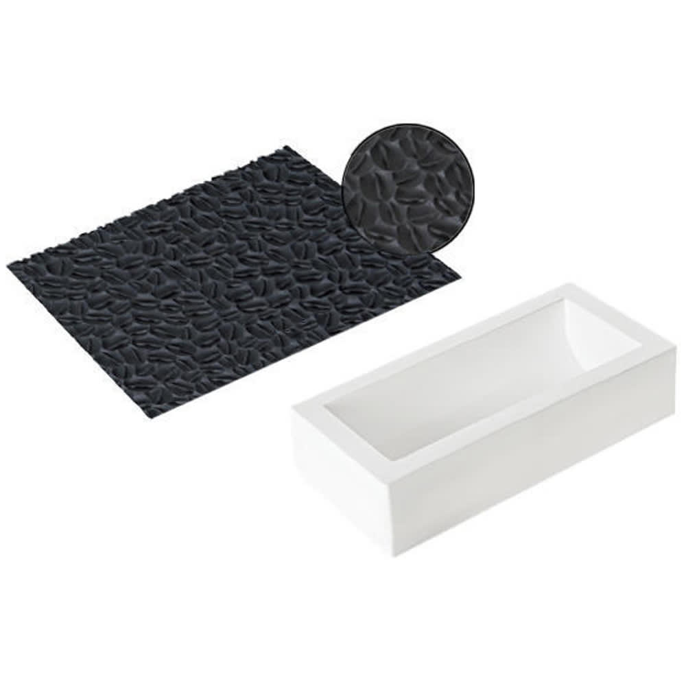 Silikomart Coffee Bean Imprint Mold - Silicone, Black (BUCHECO)