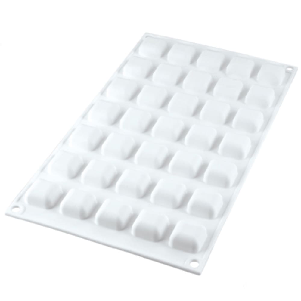 Silikomart Gem Shaped Mold w/ 35 Sections - Silicone, White (MICROGEM5)