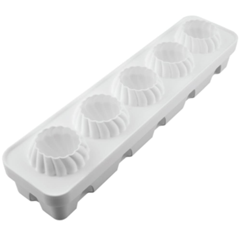 Silikomart Russian Tale Mold w/ 5 Sections - Silicone, White (RUSSIANTALE)