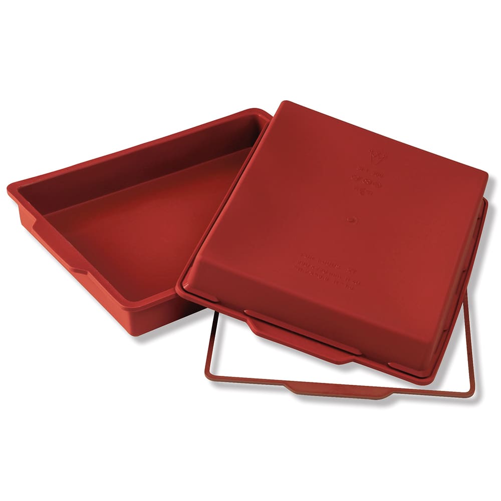 Silikomart 11" Roasting Pan Mold - 1 1/2"H, Silicone, Red (SFT300)