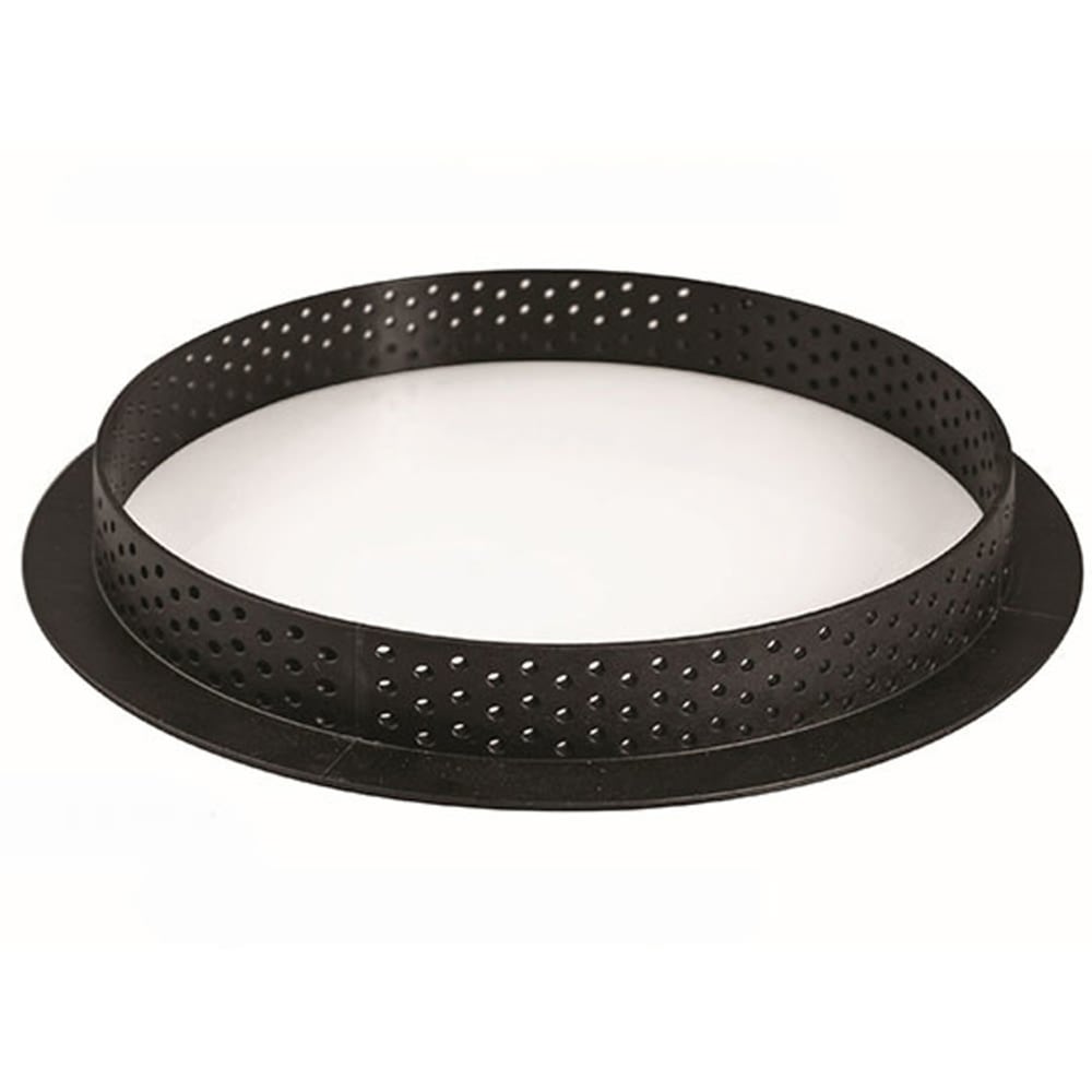 Silikomart 6" Round Tart Ring - Thermoplastic Composite, Black (TARTRING15)