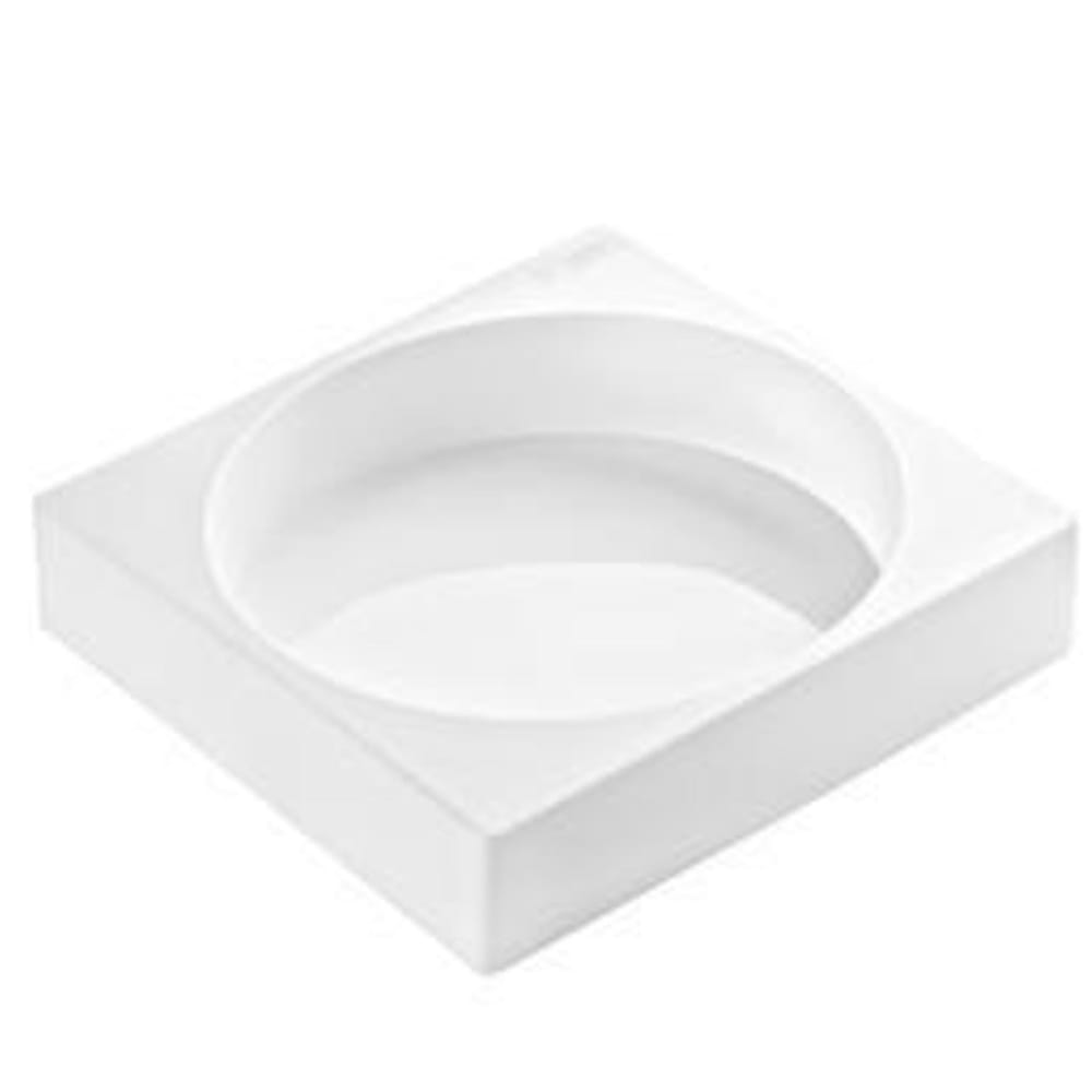 Silikomart 7 4/5" Round Torta Flex Mold - Silicone, White (TOR200401)