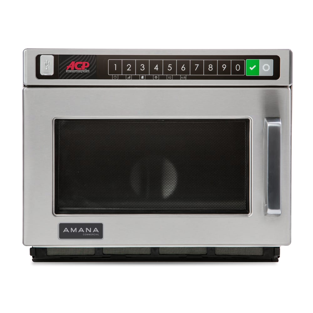 Amana HDC182 1800w Commercial Microwave w/ Touch Pad - 208-240v