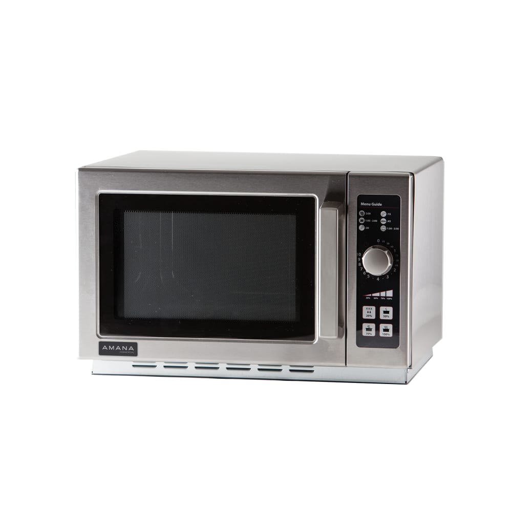 Amana RCS10DSE 1000w Commercial Microwave w/ Dial Control - 120v