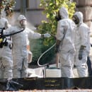 Justrite 28572 3 Zone Decontamination Station - 192"L x 72"W x 8"H, PVC Coated Fabric, Black thumbnail 2