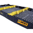 Justrite 28572 3 Zone Decontamination Station - 192"L x 72"W x 8"H, PVC Coated Fabric, Black thumbnail 3