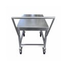 SSL Industries 1 Level Stainless Steel Utility Cart, Flat Ledges (SSL-1001-152) thumbnail 2