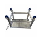 SSL Industries 1 Level Stainless Steel Utility Cart, Flat Ledges (SSL-1001-152) thumbnail 3