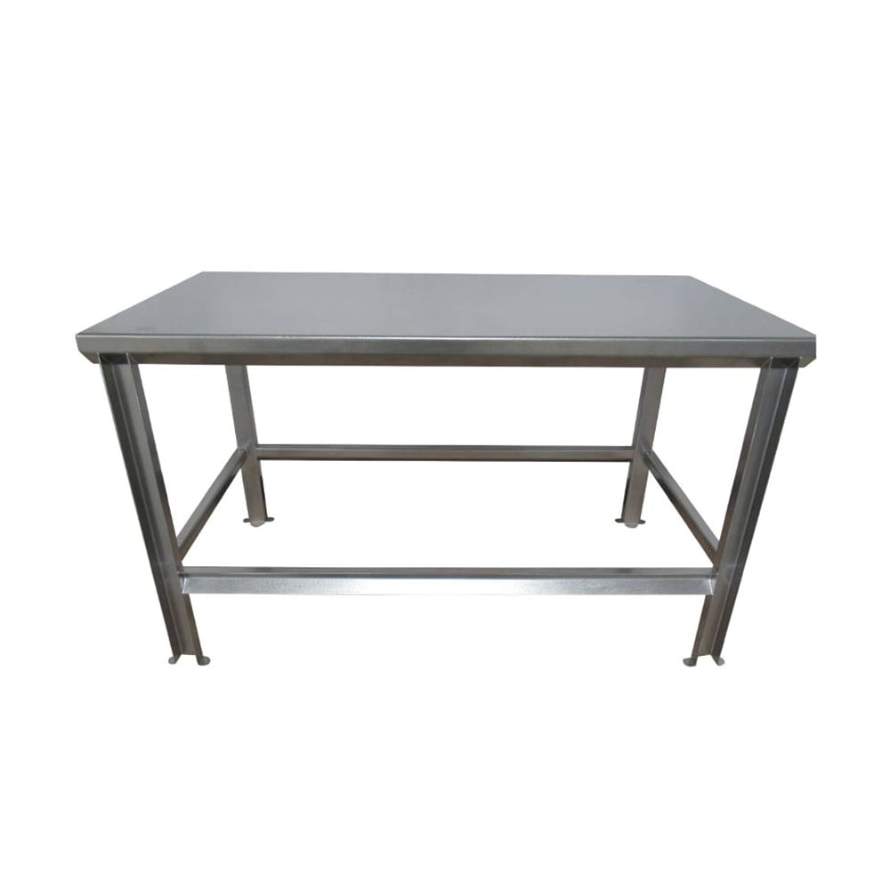 SSL Industries 72" 11 ga Work Table w/ 304 Series Stainless Flat Top (SSL-1001-72X24)
