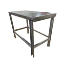 SSL Industries 72" 11 ga Work Table w/ 304 Series Stainless Flat Top (SSL-1001-72X30) thumbnail 3