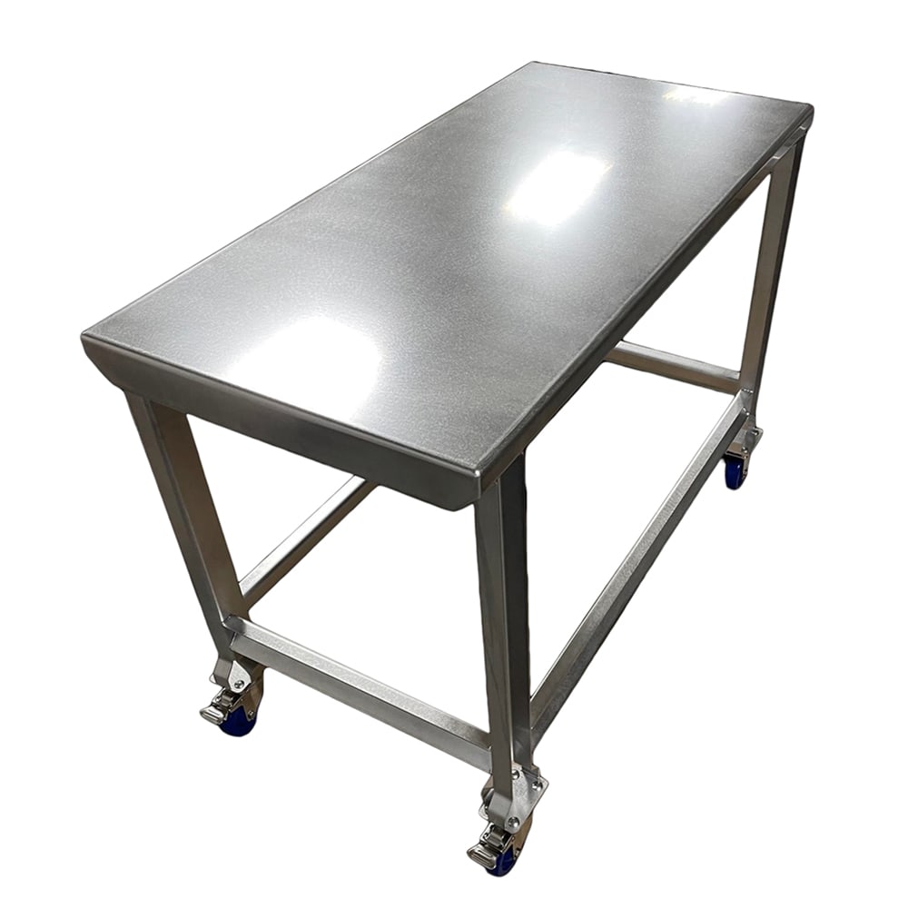 SSL Industries 72" 11 ga Work Table w/ 304 Series Stainless Flat Top (SSL-1001-C-72X24)