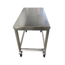 SSL Industries 72" 11 ga Work Table w/ 304 Series Stainless Flat Top (SSL-1001-C-72X30) thumbnail 2