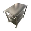 SSL Industries 3 Level Stainless Steel Utility Cart, Flat Ledges (SSL-1112) thumbnail 3