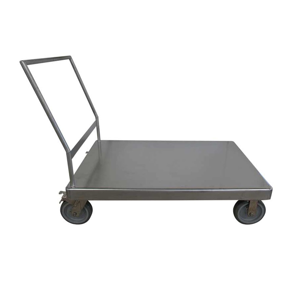 SSL Industries 1 Level Stainless Steel Utility Cart, Flat Ledges (SSL-1121)