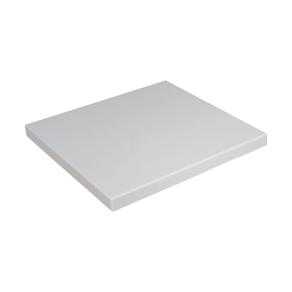 American Tables & Seating 30" Square Resin Table Top, Pure White (ATR3030-PW)