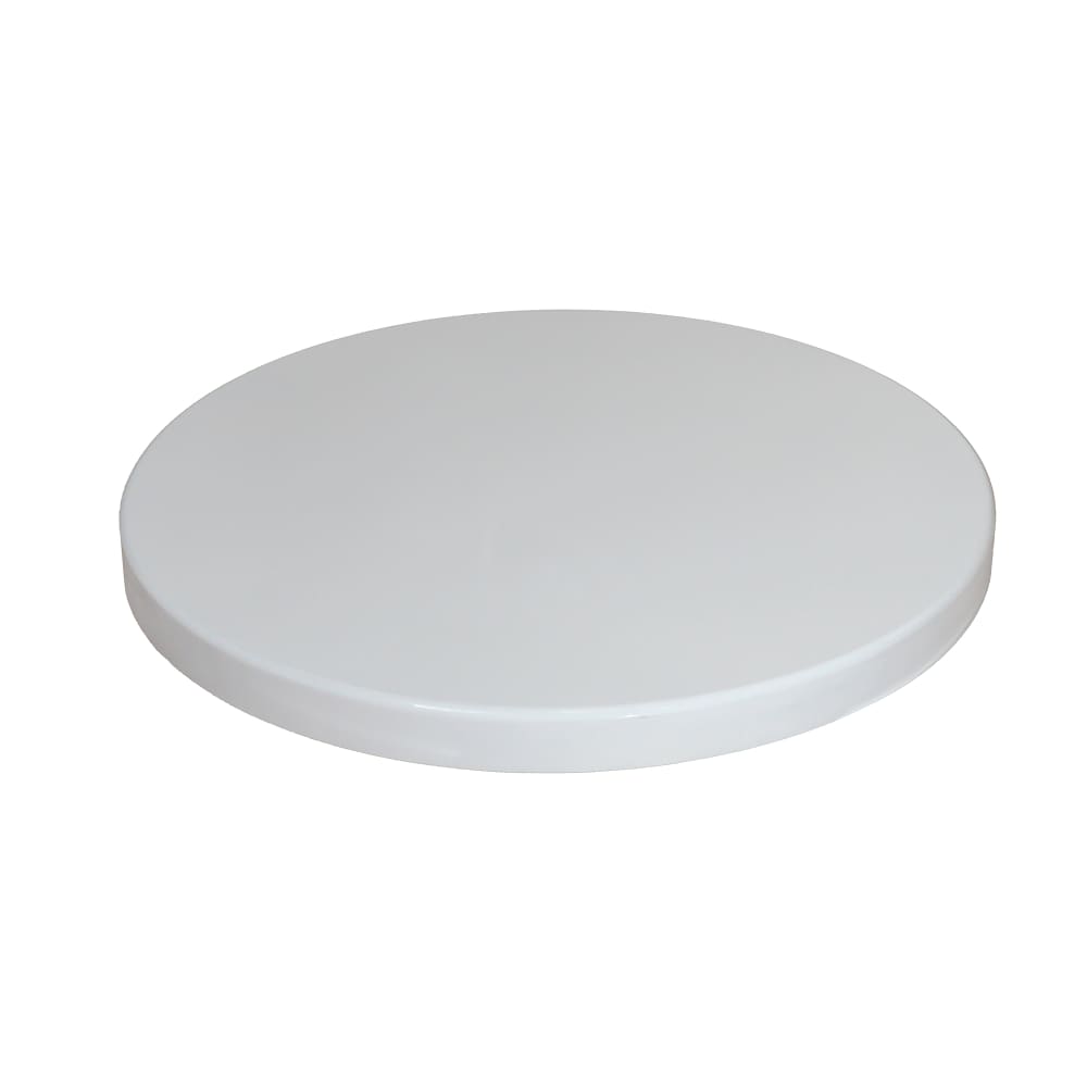 American Tables & Seating 30" Round Resin Table Top, Pure White (ATR30-PW)