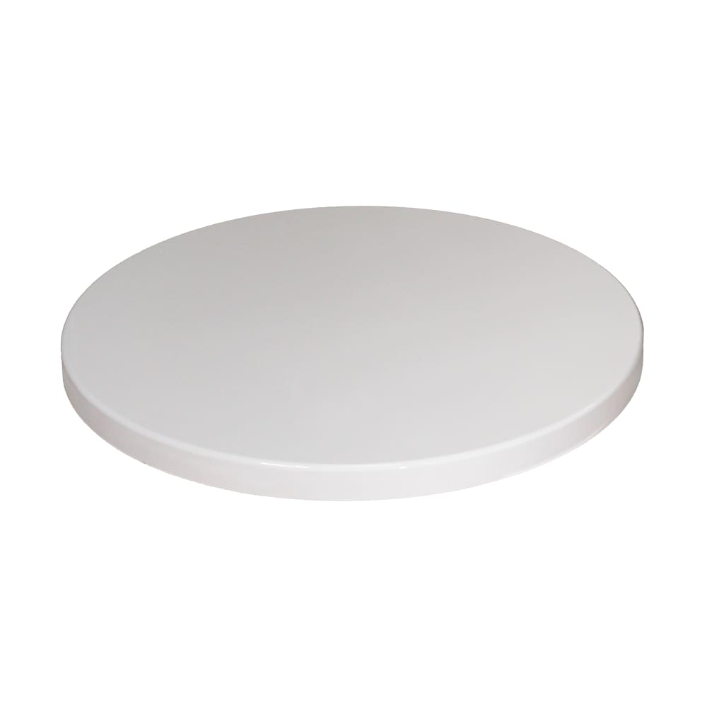 American Tables & Seating 36" Round Resin Table Top, Pure White (ATR36-PW)