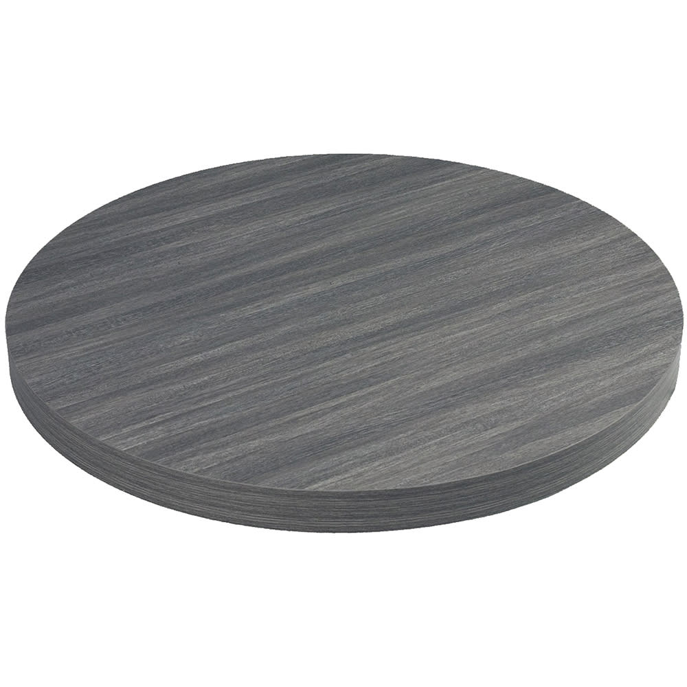 American Tables & Seating 42" Round Laminate Table Top, Standard Light Gray (ATS-ATE42-GY)