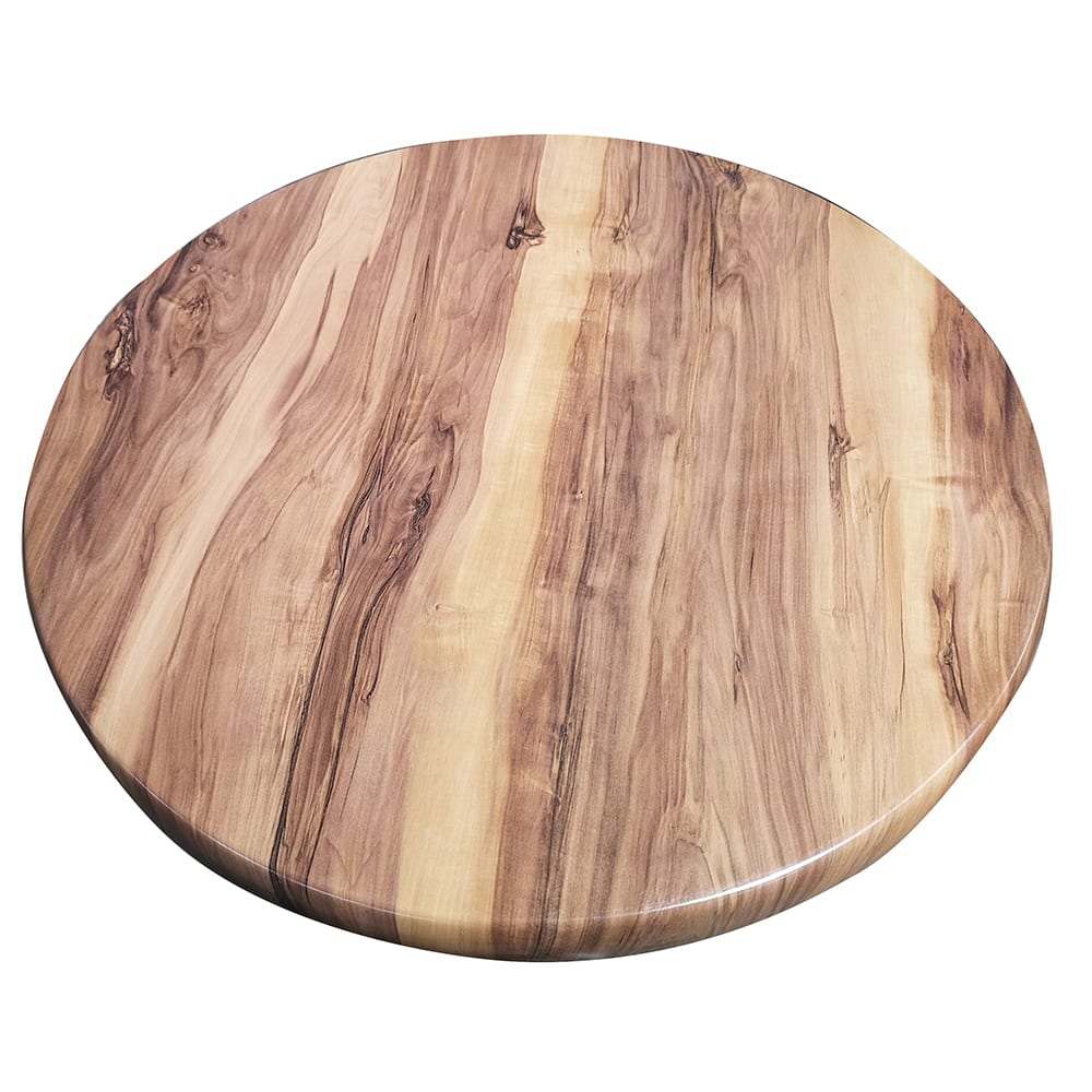 American Tables & Seating 27 1/2" Round Laminate Table Top - Indoor/Outdoor, Indian Rose (ATS-ATO28-213)