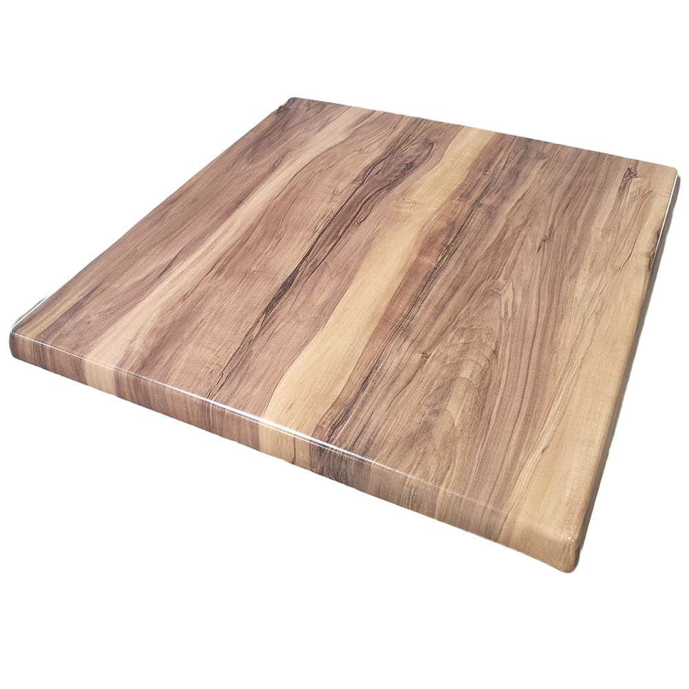 American Tables & Seating 27 1/2" Square Laminate Table Top - Indoor/Outdoor, Indian Rose (ATS-ATO2828-213)