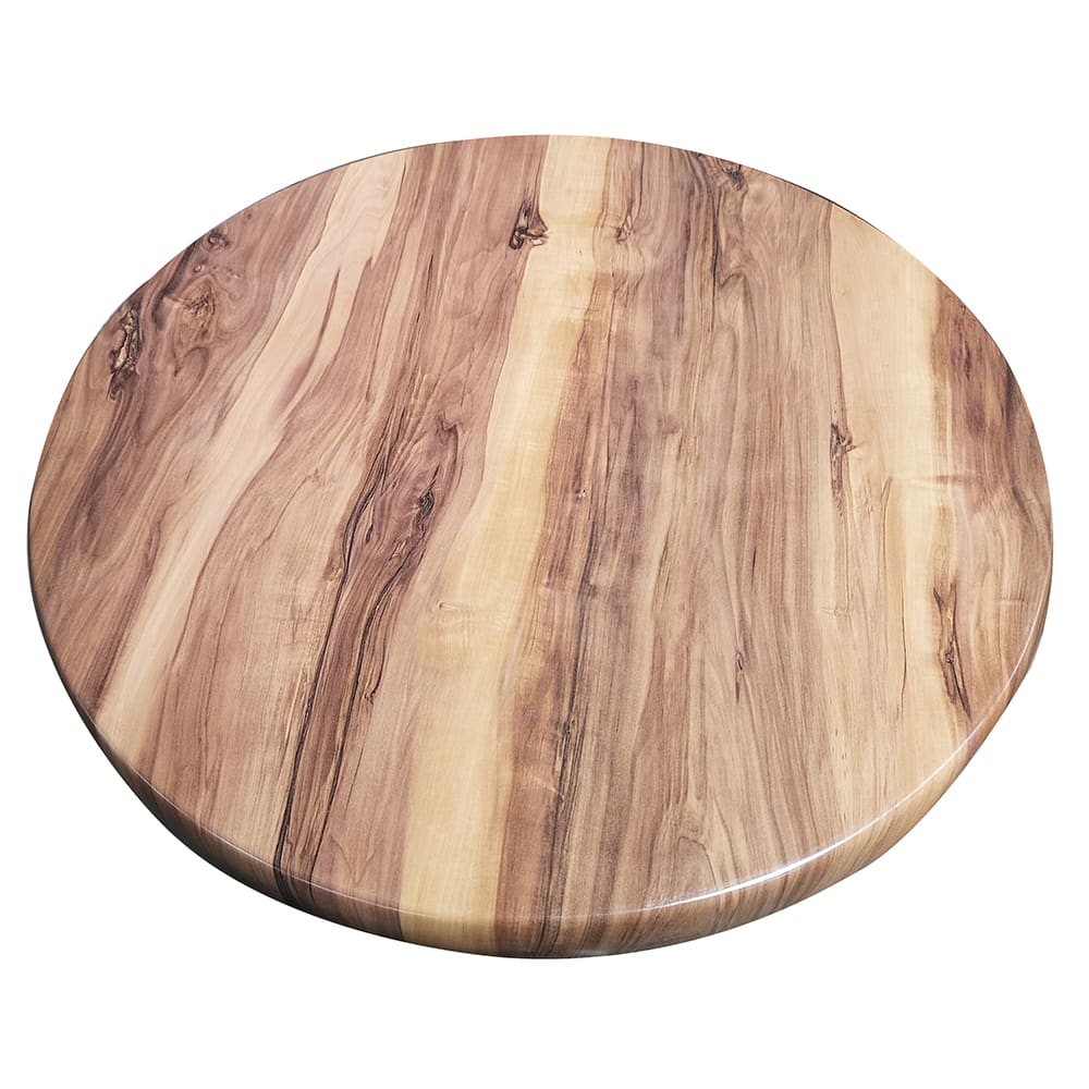 American Tables & Seating 35 1/2" Round Laminate Table Top - Indoor/Outdoor, Indian Rose (ATS-ATO36-213)
