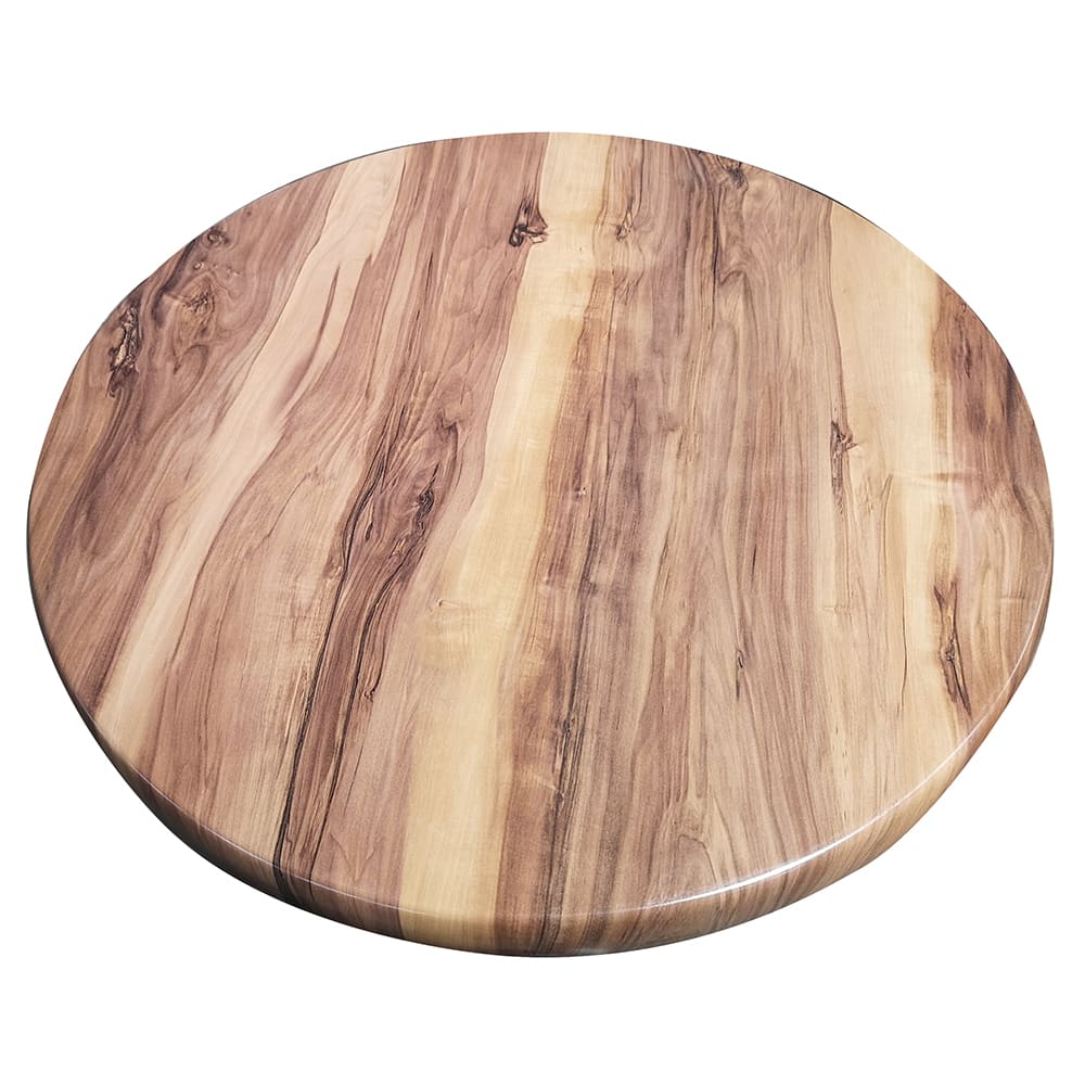 American Tables & Seating 47 1/5" Round Laminate Table Top - Indoor/Outdoor, Indian Rose (ATS-ATO48-213)