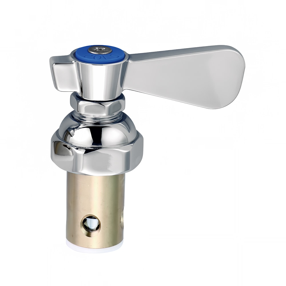 FLO FLO-102 Heavy Duty Replacement Lever Handle w/ Blue Cold Indicator, Stainless