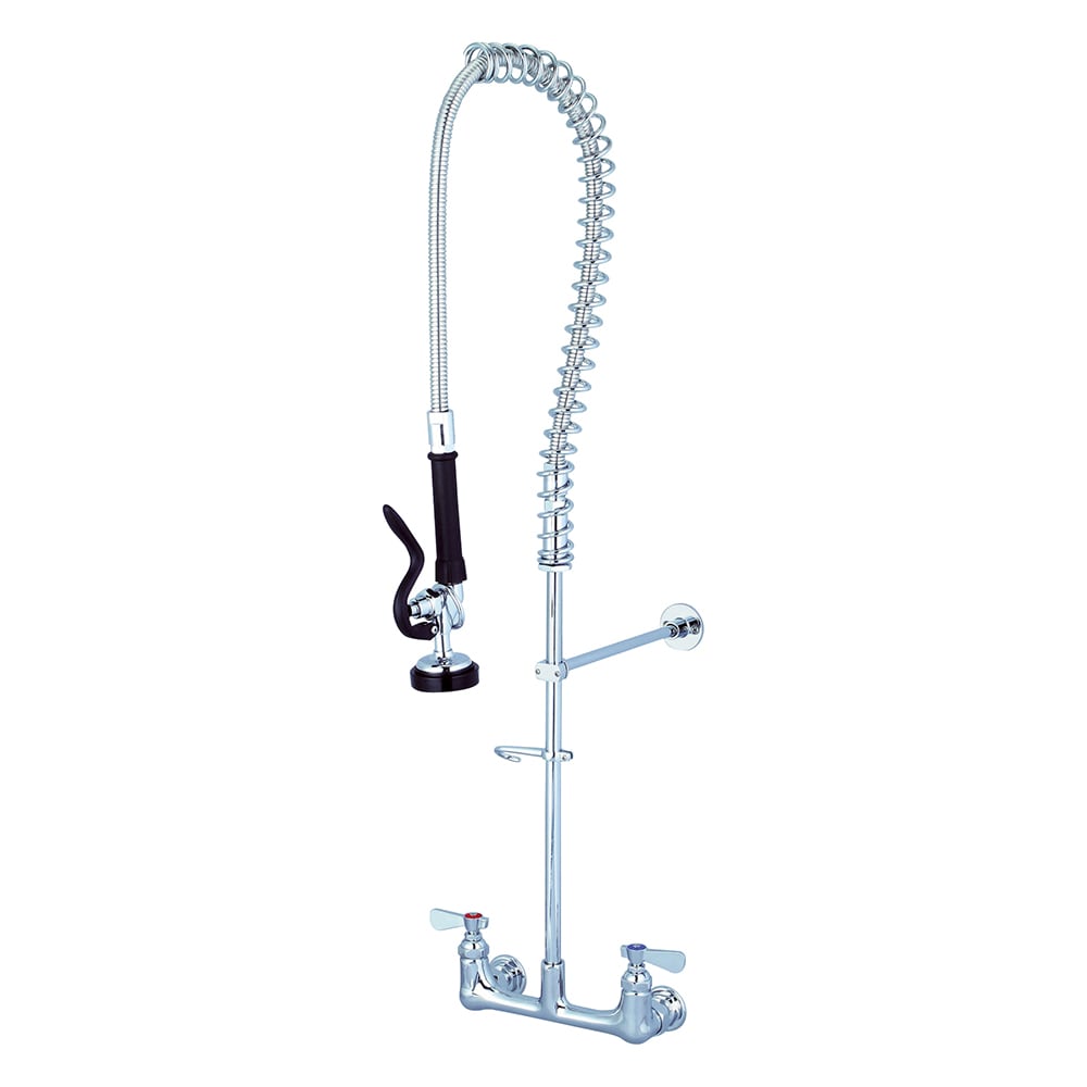 FLO FLO-988 Wall Mount Pre Rinse Unit w/ 44" Hose, 1/2" NPT Female Threads