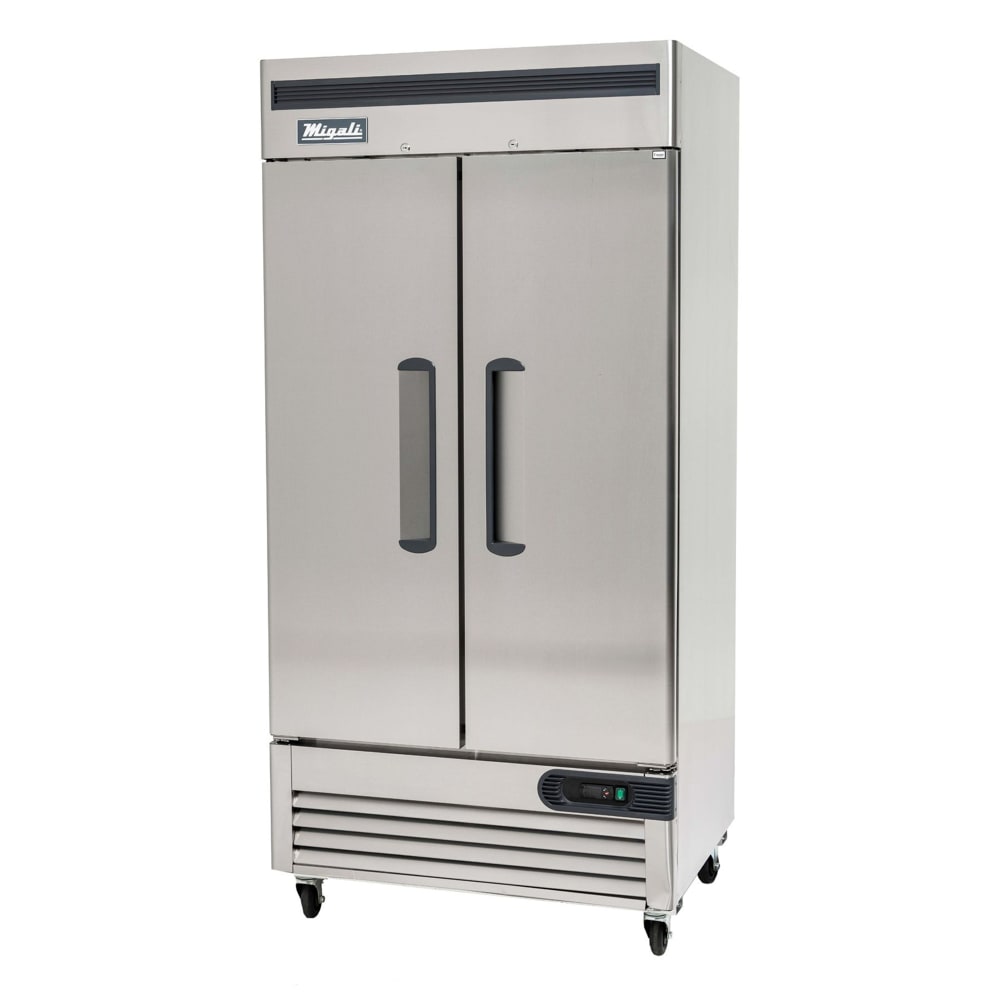 Migali C-2FB-35-HC 39 1/2" Competitor Series® Two Section Reach In Freezer, (2) Left/Right Hinge Solid Doors, 115v