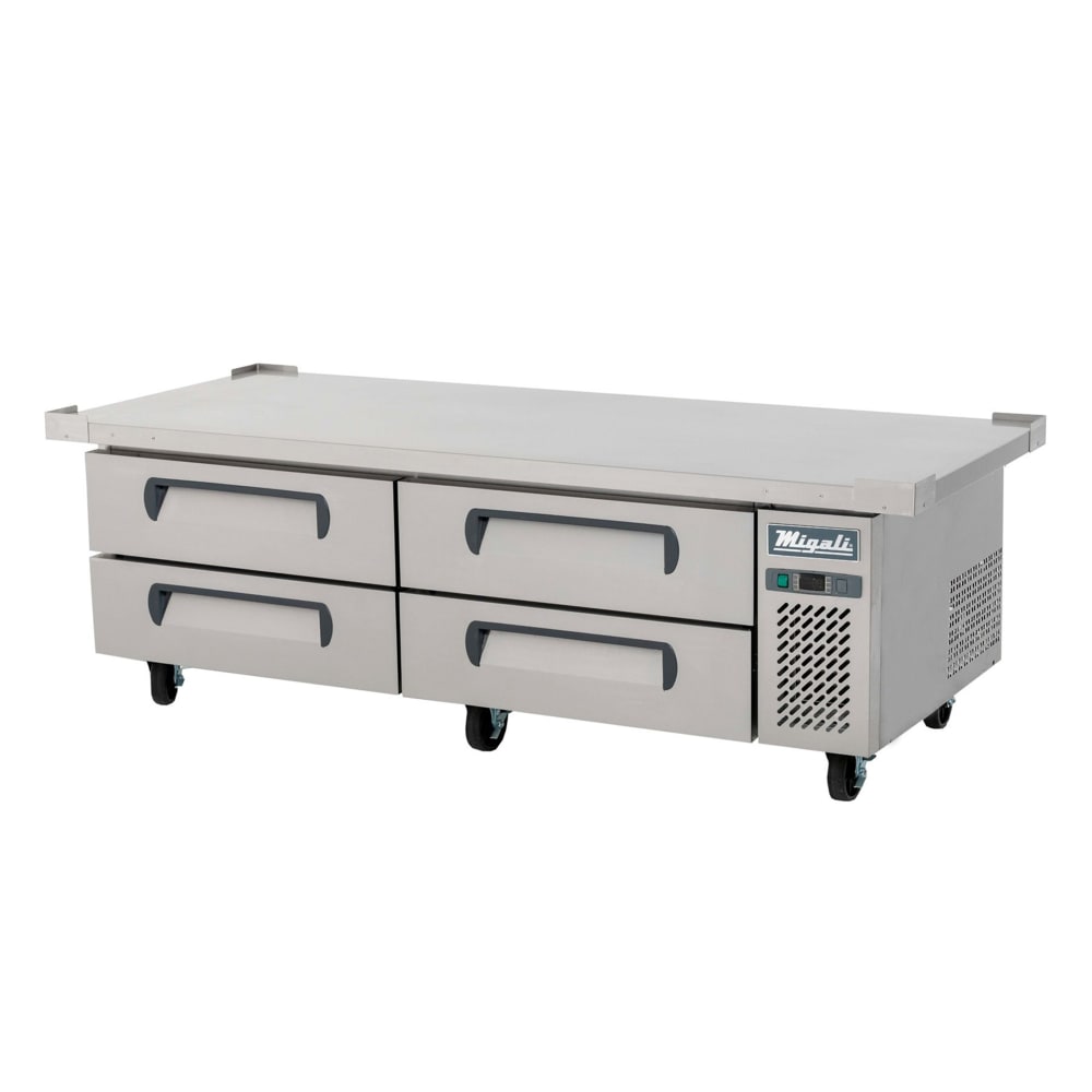Migali C-CB72-76-HC 76" Competitor Series® Chef Base w/ (4) Drawers - 115v