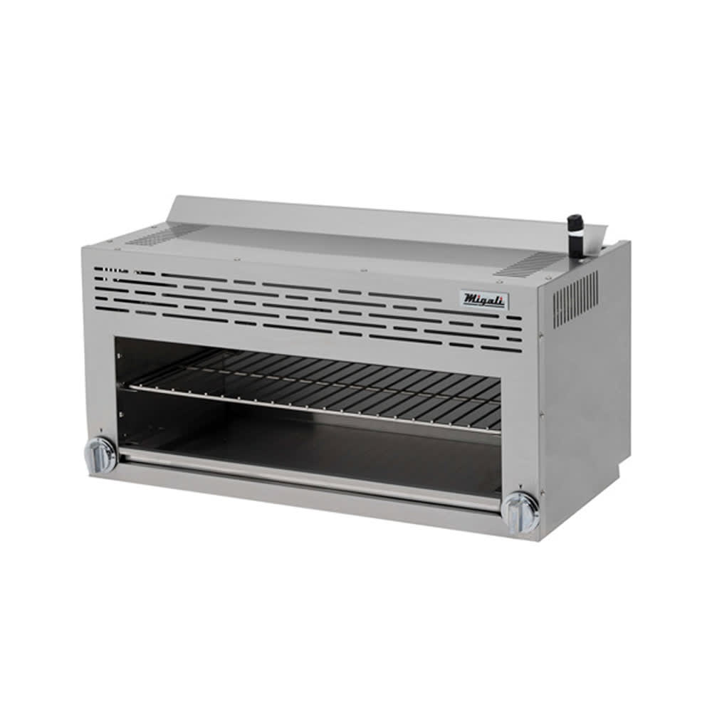 Migali C-CM-36-LP 36" Competitor Series® Gas Cheese Melter w/ Infrared Burner, Stainless, Liquid Propane